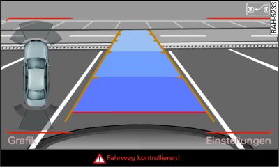 Display: Fahrzeug ausrichten